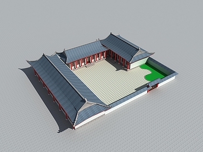 中古古建 中式 古建 四合