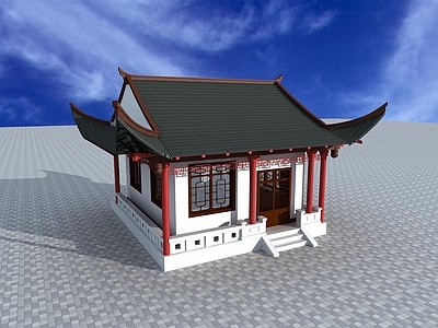 中古古建 中式 古建 小房 门卫