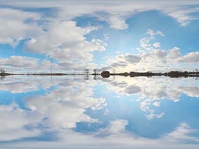 现代天空HDR 8khdr 蓝天白云白天 晴朗有云多云 户外自然厚云 全景天空hdr