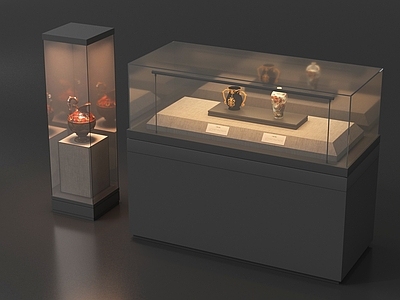 展柜 现代展柜 博物馆展柜