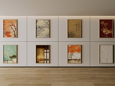 新中式挂画 新中式装饰画 挂画 客厅挂画