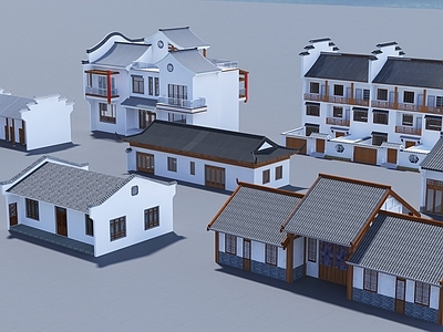 新中式中式住宅景观 新中式住宅 宋氏住宅 新中式古建 中式古建