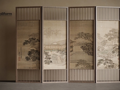 新中式屏风 新中式屏风 宋式风隔断