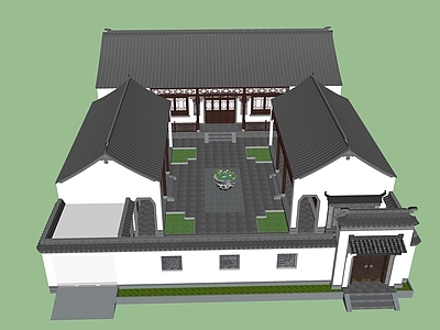 中式四合院 四合院