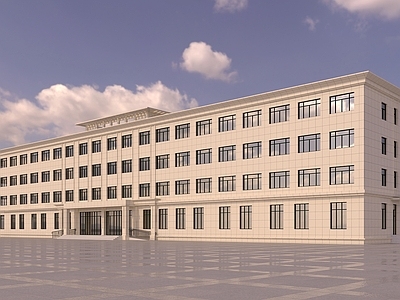 简约其他公共建筑 办公楼 宿舍楼