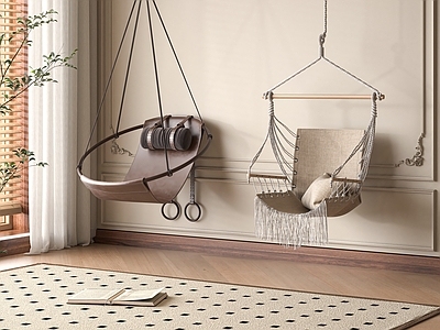 现代吊椅 皮椅 布椅