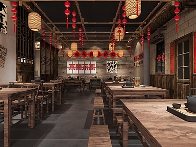 中式新中式中餐厅 中式复古餐厅