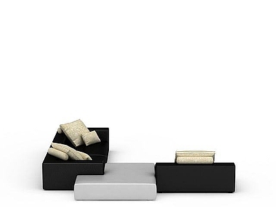 现代多人沙发