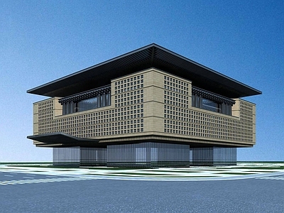 新中式图书馆 新中式图书馆