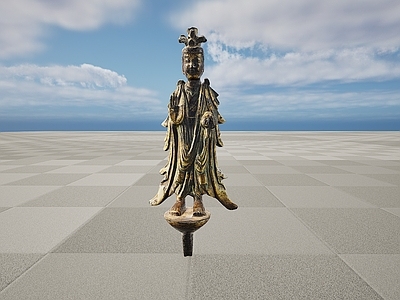 现代古董文物铜器佛像