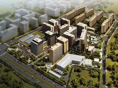 现代高层住宅 住宅小区