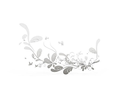 现代精美背景墙绘