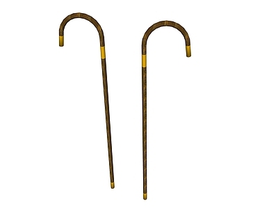 现代其他小品 金属头紧致手杖