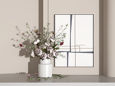 现代花艺 花艺 花卉 花瓶 花艺组合 画