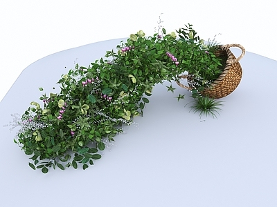 现代花钵 现代美陈 瀑布花艺 花篮美陈 店铺外摆鲜花装置 网红打卡拍照绿植