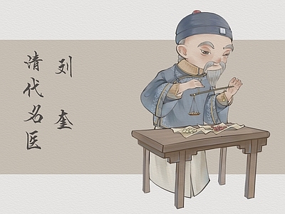 新中式中式其他纸书本 中医人物卡通版