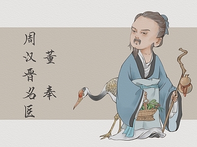 新中式中式其他纸书本 中医人物卡通版
