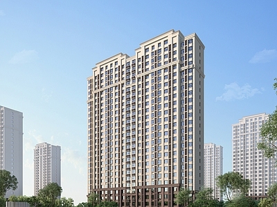 现代高层住宅 住宅楼 高屋住宅 现代住宅