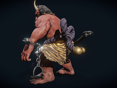 虚拟人物 半兽人战士 兽人士兵 野蛮人 巨人怪兽 魔兽勇士