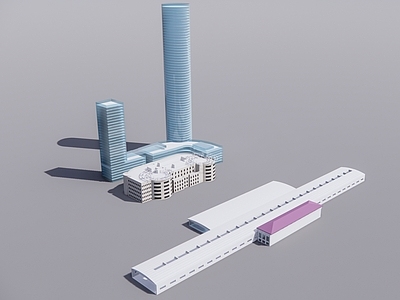 现代其他商业建筑 商业外立面建筑 商业体建筑
