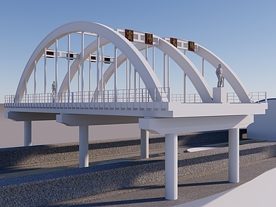 现代其他工业建筑 大桥 交通道路建筑