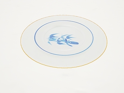 现代青花瓷厨具餐具盘子瓷盘