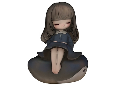 现代轻奢其他摆件 小女孩 小摆件 艺术品 工艺品 手办