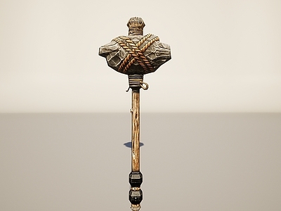 现代游戏装备武器锤子