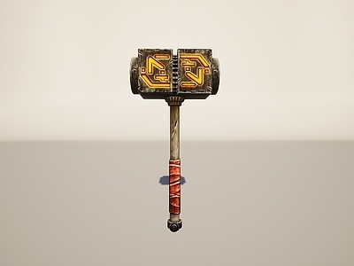 现代游戏装备武器锤子