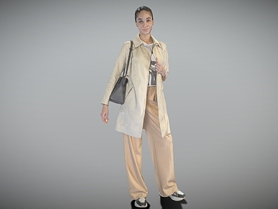 现代站姿美女时尚女生