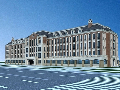 欧式办公楼 法式多层办公楼