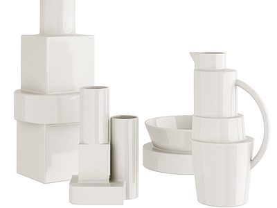 现代极简罐子 Tom Dixon 陶罐 陶瓷 装饰品