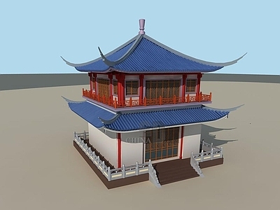 中式古建 仿古建筑