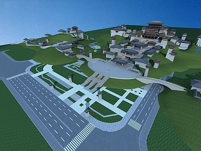 中式古建 寺庙 宫殿 古建筑