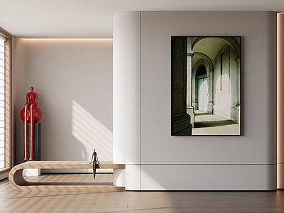 法式现代挂画 客厅挂画 玄关挂画 建筑挂画 办公室挂画