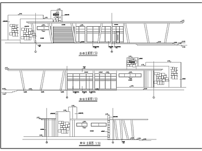 现代公共卫生间 公共卫生间 建筑 结构图 施工图