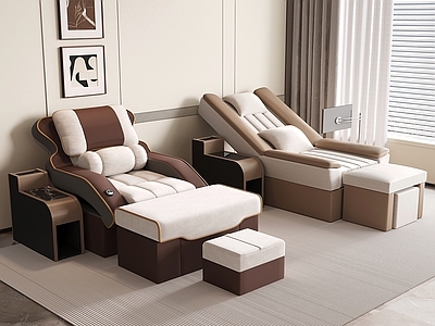 现代按摩椅 足疗店按摩椅 按摩床 电动贵妃榻 电动沙发椅
