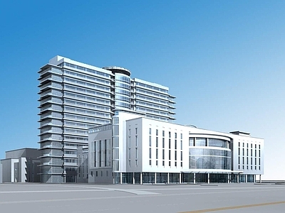 现代其他公共建筑 现代医院建筑