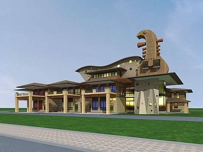 简欧幼儿园 幼儿园建筑