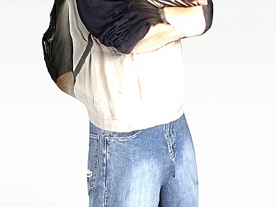 现代虚拟人物 人物青年男子