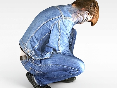 现代虚拟人物 阳光男人