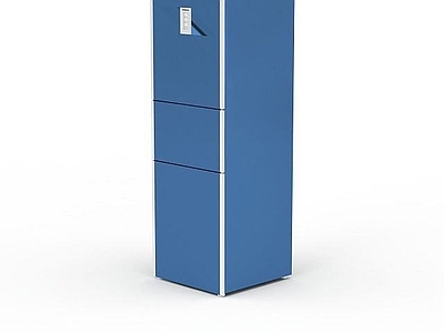 现代其他电器 蓝色冰箱