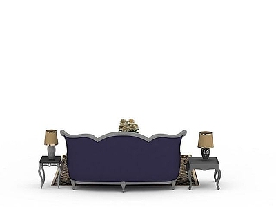 现代双人沙发 客厅休闲沙发