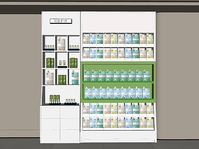 现代其他柜子 专柜 护肤品柜 护肤品 货柜