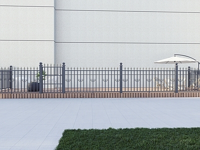 现代简约围栏护栏 围栏 护栏 铁艺围栏 铁艺护栏 铝艺围栏