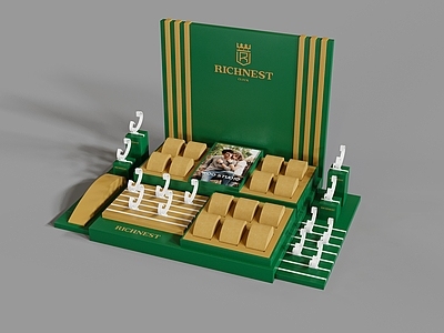 现代珠宝店 手表道具 道具设计