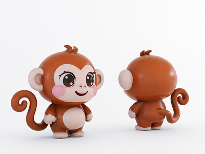 现代雕塑摆件 猴子雕塑摆件 动物雕塑 室内雕塑摆件 玩具 猴子