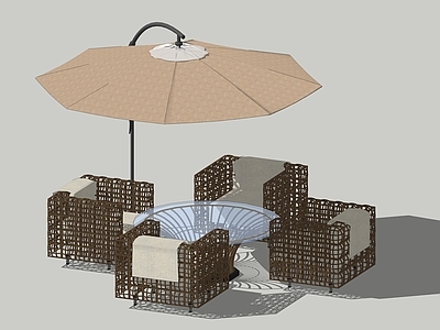 现代轻奢遮阳伞 遮阳伞 户外家具