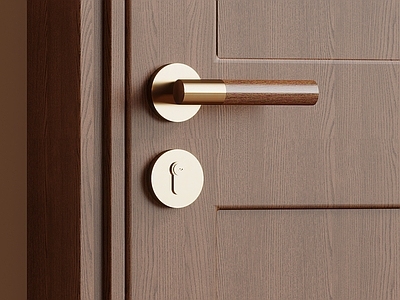 锁 钥匙 中古风锁具 门锁 门把手