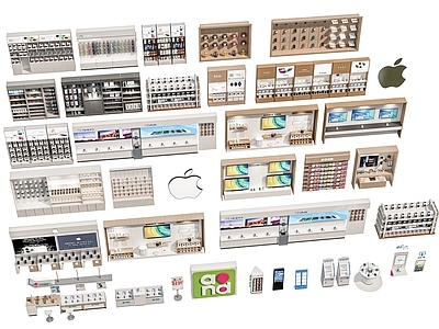 展架 数码展示桌展架 电子产品展示柜 家具展示柜 手机专卖店展柜 电子产品智能家居